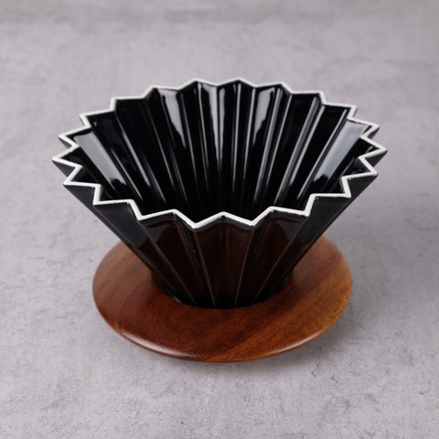 Origami Dripper with Wooden Stand - M size